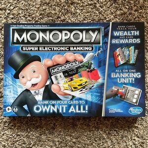 Hasbro Gaming Monopoly Super Electronic Banking Board Game for Ages 8 and Up